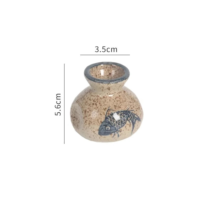 Hand-Painted Ceramic Mini Jar – A Sweet Little Treasure