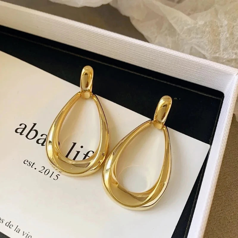 Retro Hollowed Teardrop Dangle Earrings – A Sweet Little Dangle We Couldn't Resist