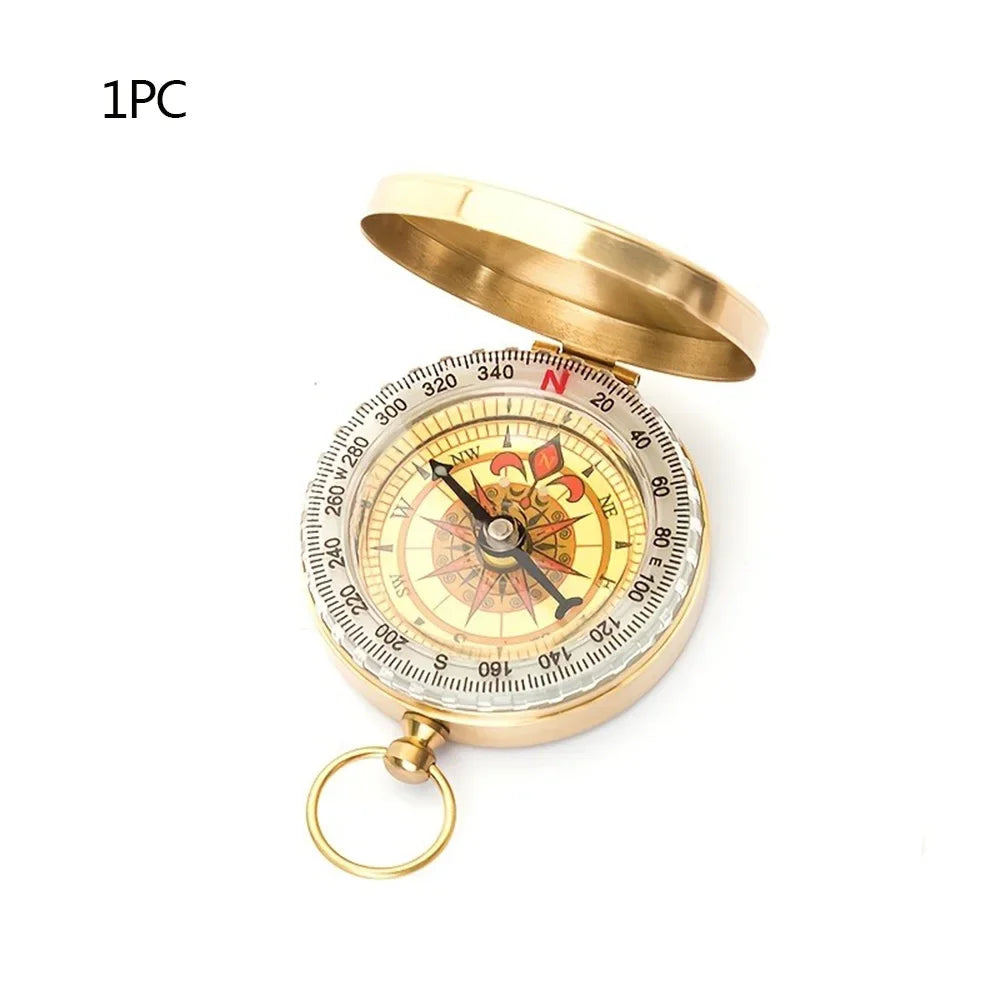 Brass Pocket Compass — A Handy Little Treasure