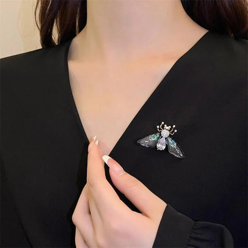 Garden Party Brooch – Pearl Birds, Butterflies & Bees Pin