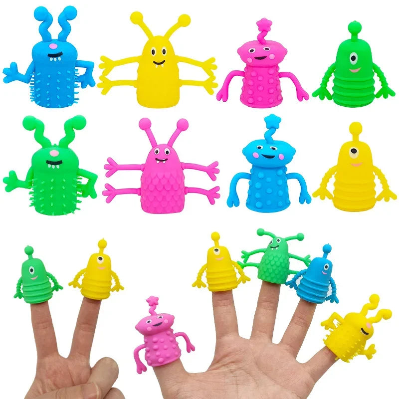 Monster Finger Topper Toys, 20-Pack — Silly Party Treasures