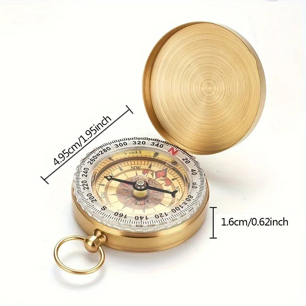 Brass Pocket Compass — A Handy Little Treasure