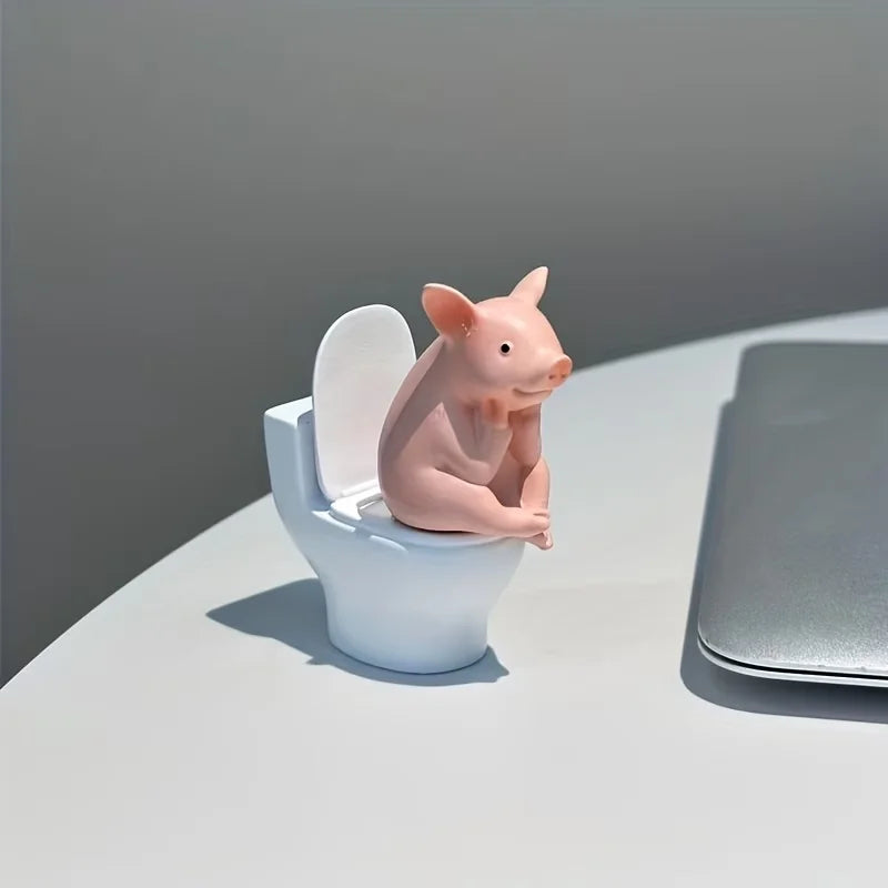 Potty Pig Figurine — A Hilarious Little Treasure