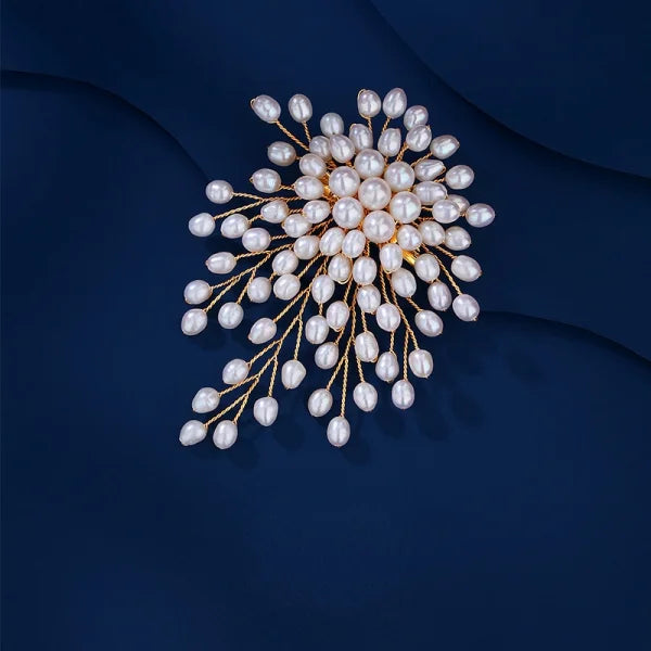 Garden Party Brooch – Pearl Birds, Butterflies & Bees Pin
