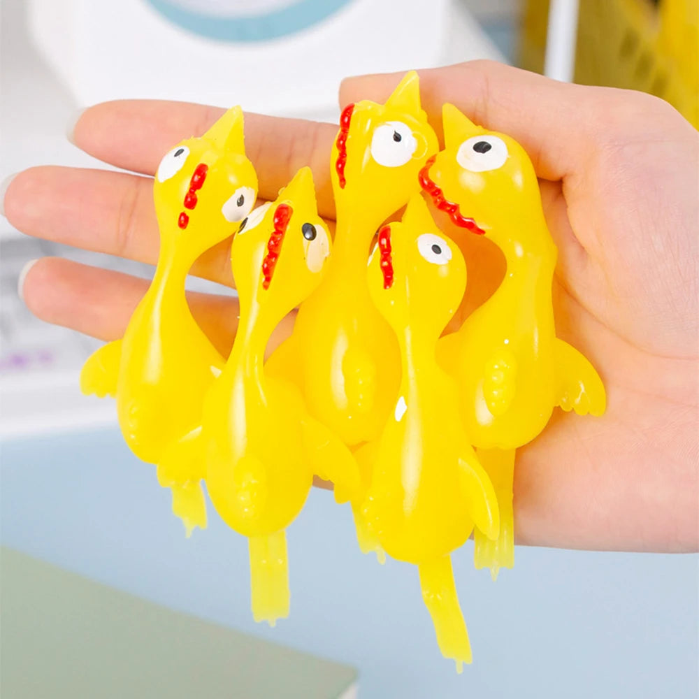 Slingshot Flying Chicken Toys, 20-Pack — Hilarious Prank Treasures