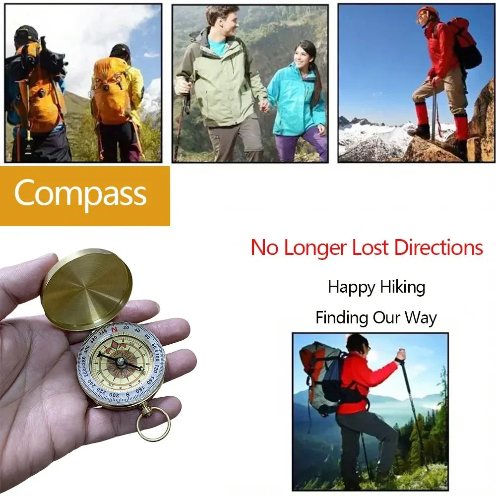 Brass Pocket Compass — A Handy Little Treasure