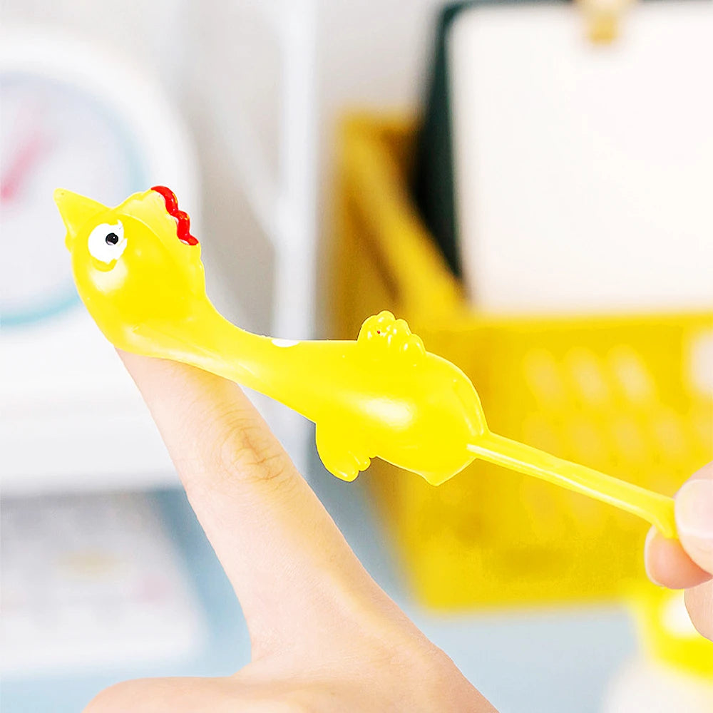 Slingshot Flying Chicken Toys, 20-Pack — Hilarious Prank Treasures