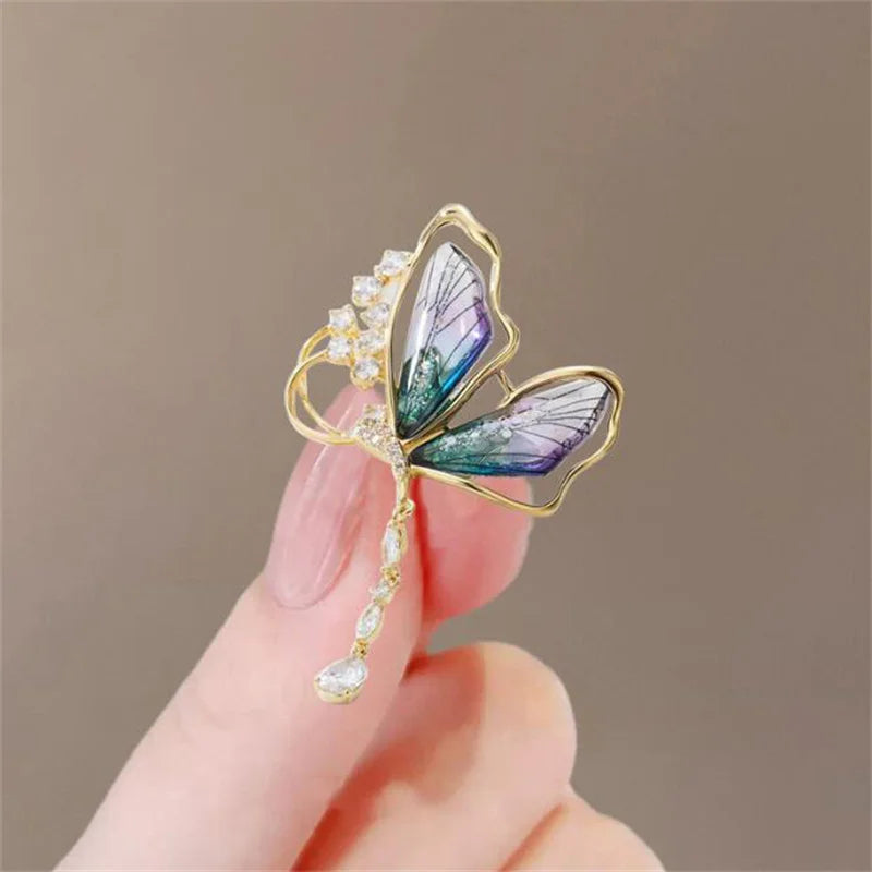 Garden Party Brooch – Pearl Birds, Butterflies & Bees Pin