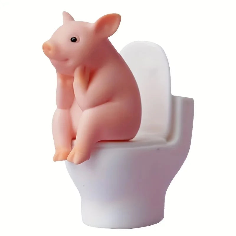 Potty Pig Figurine — A Hilarious Little Treasure