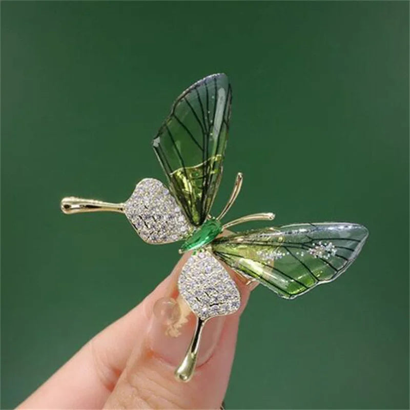 Garden Party Brooch – Pearl Birds, Butterflies & Bees Pin