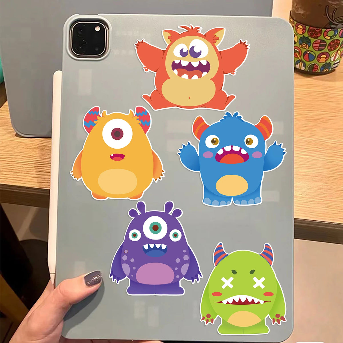 Make-a-Face Monster Puzzle Stickers, 8-Pack — Silly Decal Treasures