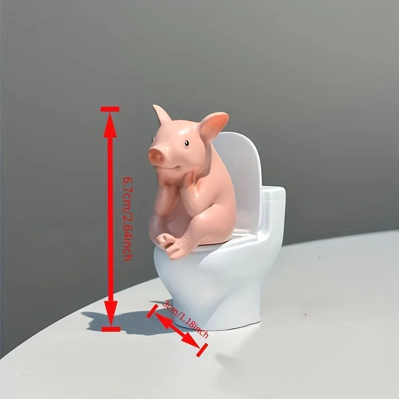 Potty Pig Figurine — A Hilarious Little Treasure