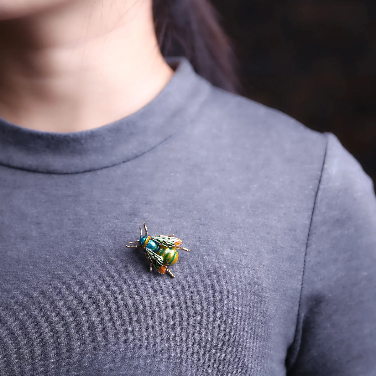 Garden Party Brooch – Pearl Birds, Butterflies & Bees Pin