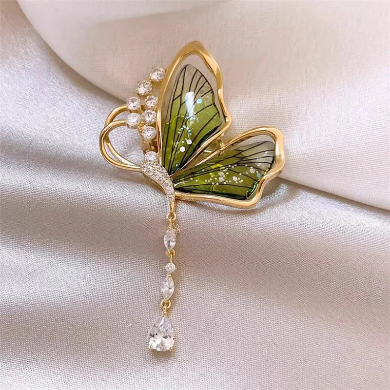 Garden Party Brooch – Pearl Birds, Butterflies & Bees Pin