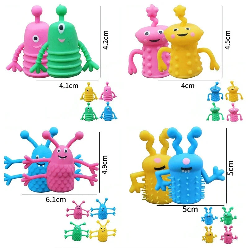 Monster Finger Topper Toys, 20-Pack — Silly Party Treasures