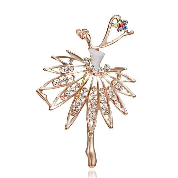 Garden Party Brooch – Pearl Birds, Butterflies & Bees Pin