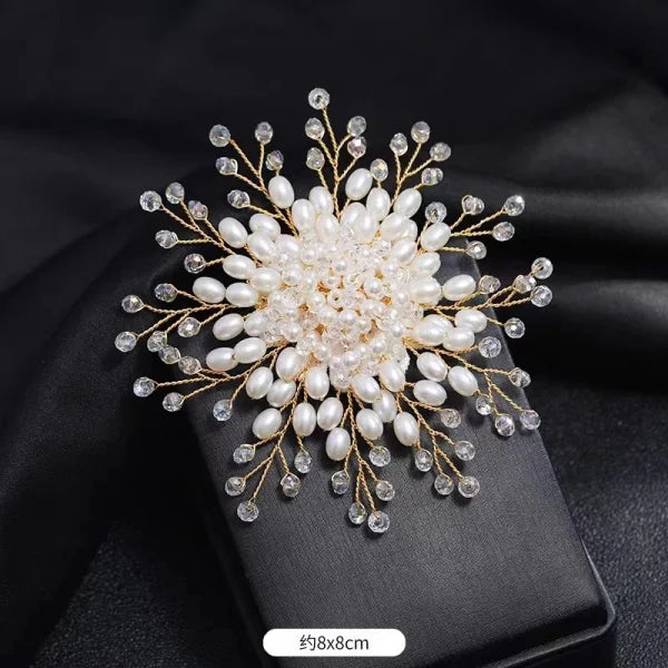 Garden Party Brooch – Pearl Birds, Butterflies & Bees Pin