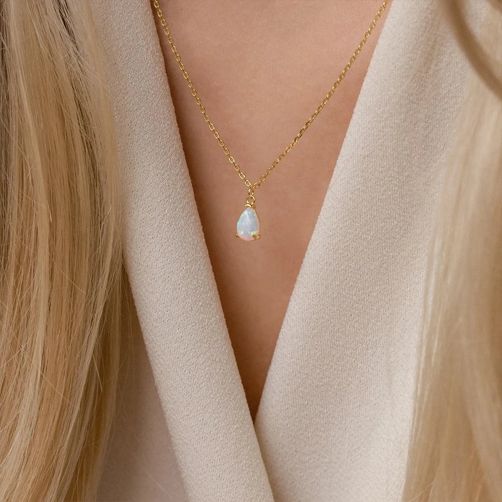 July Birthstone Teardrop Necklace – A Little Drop of Sunshine