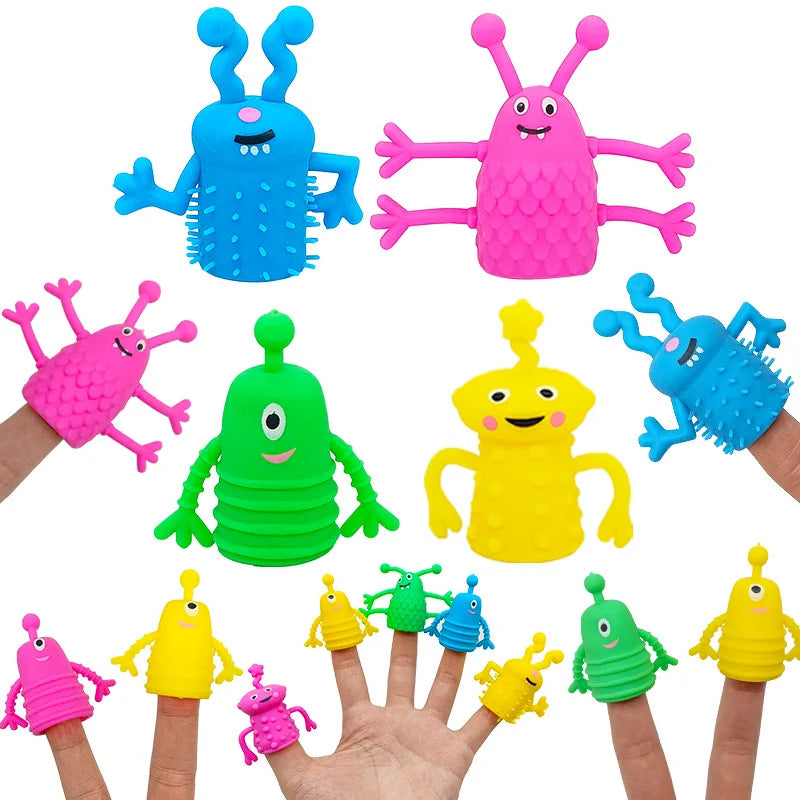 Monster Finger Topper Toys, 20-Pack — Silly Party Treasures