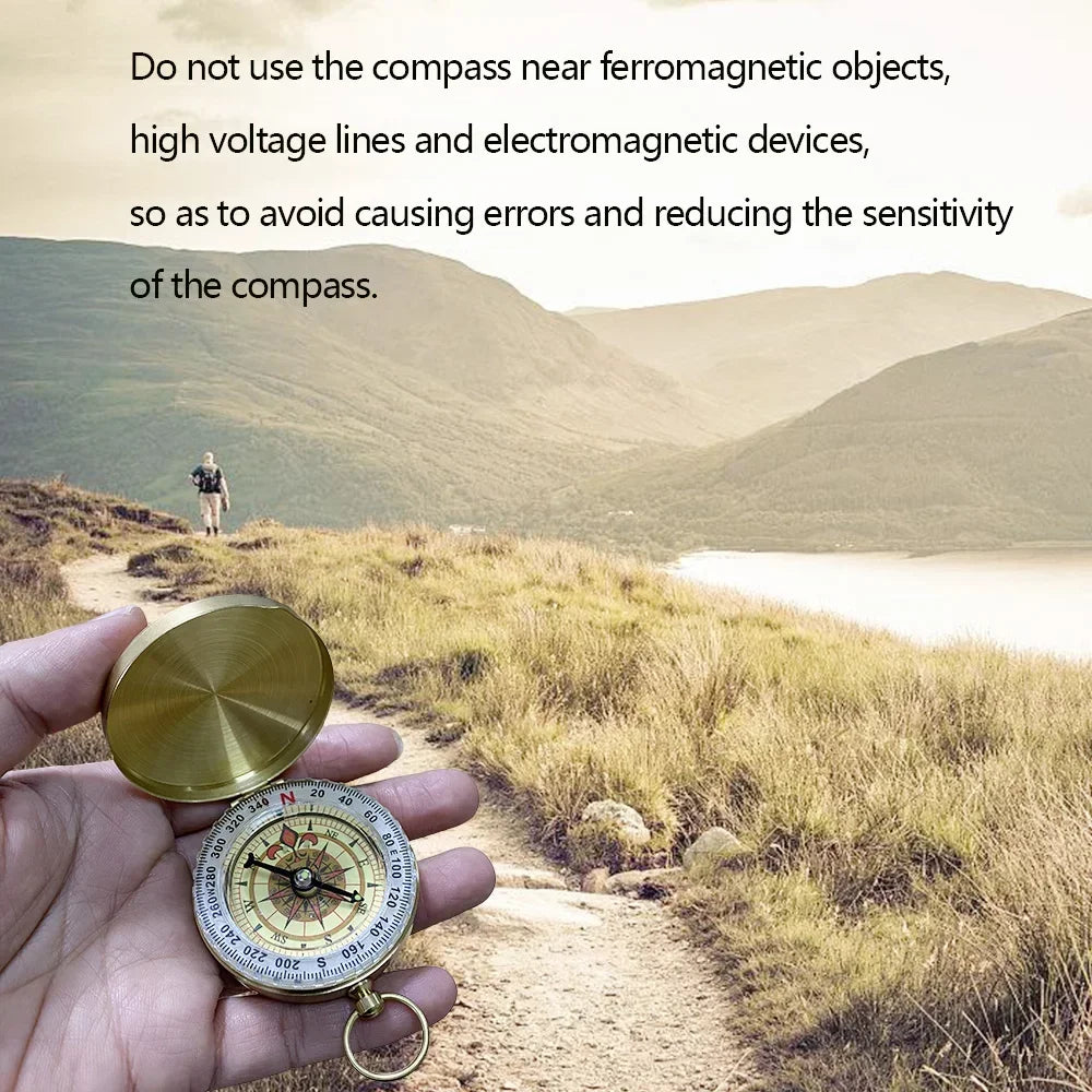 Brass Pocket Compass — A Handy Little Treasure