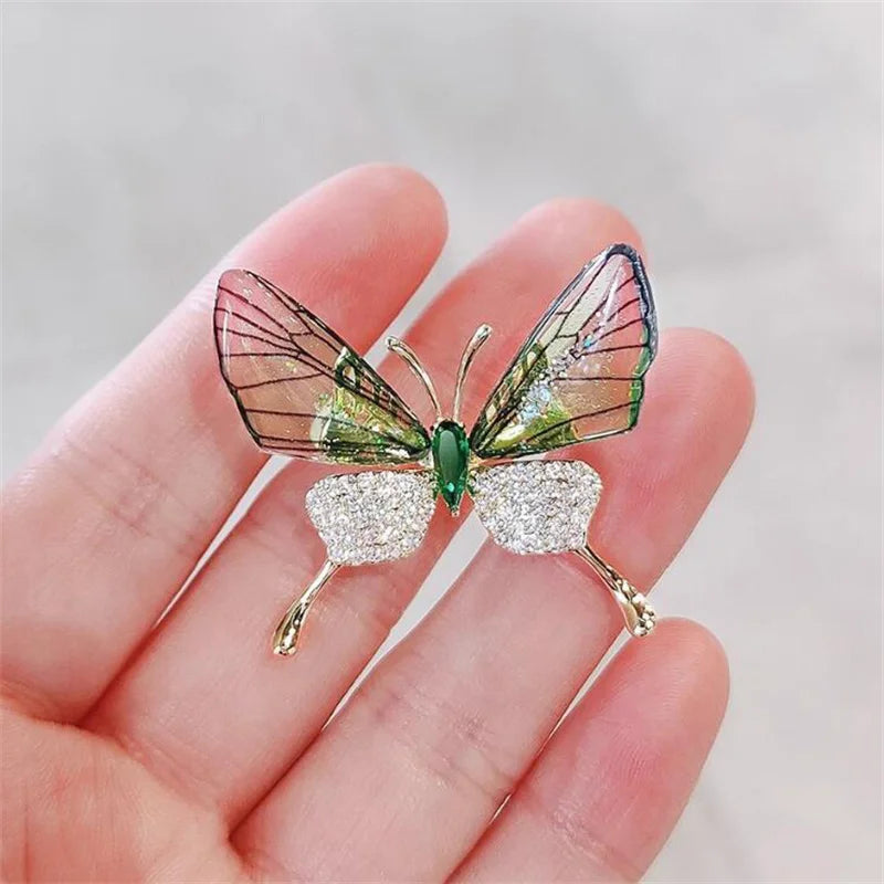Garden Party Brooch – Pearl Birds, Butterflies & Bees Pin