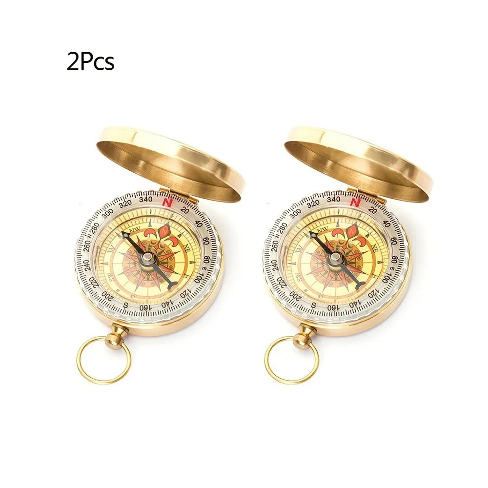 Brass Pocket Compass — A Handy Little Treasure