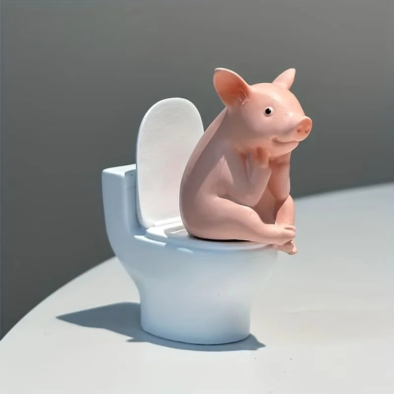 Potty Pig Figurine — A Hilarious Little Treasure
